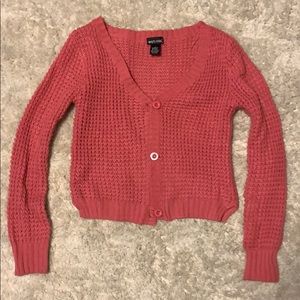 Pink sweater/cardigan